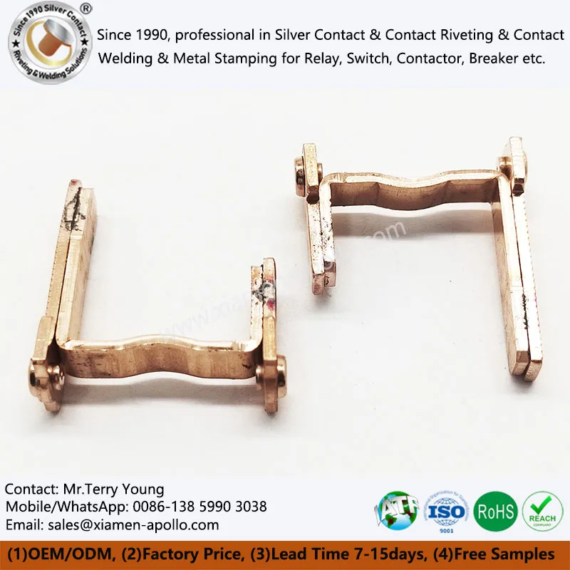 Cobre carimbado para interruptor