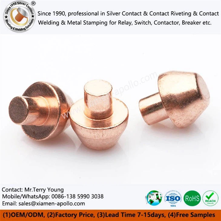 Mushroom Profile Copper Rivets