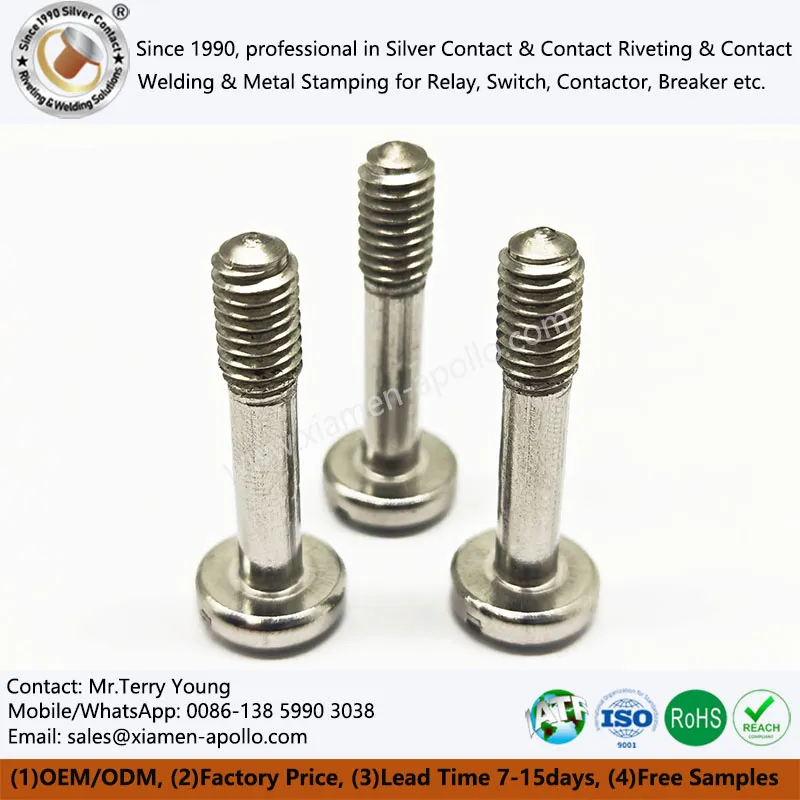 Parafusos de cabeça superior de queijo com fenda